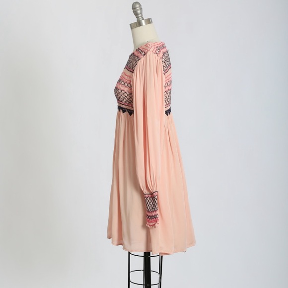 Free People Late Night Picnic Smock Dress Sz. S NWT - Picture 7 of 9